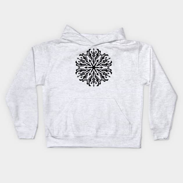 Inspirational MANDALA T-SHIRT MANDALA 006 Kids Hoodie by abcmandalaclothing